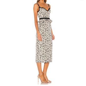 Beautiful bustier portofino Dress in Leopard